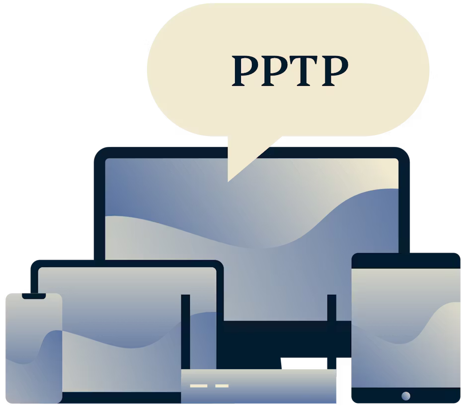 PPTP-protokolla.